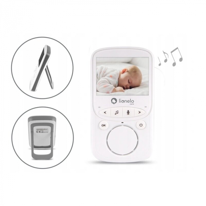 Lionelo - Videofon Babyline 5.1 , Wireless, Cu melodii, Cu doua camere independente [8]