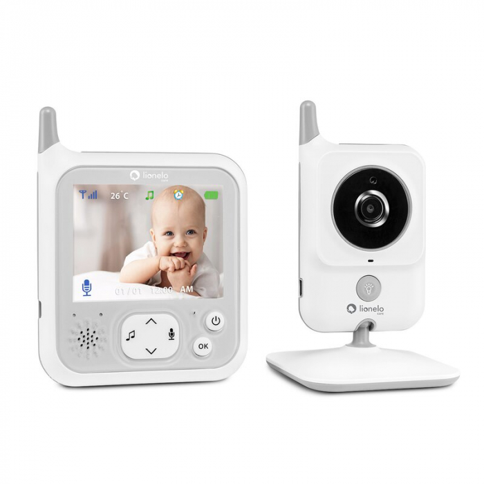 Lionelo - Videofon Babyline 7.1 , Cu melodii, Cu lampa inclusa [6]