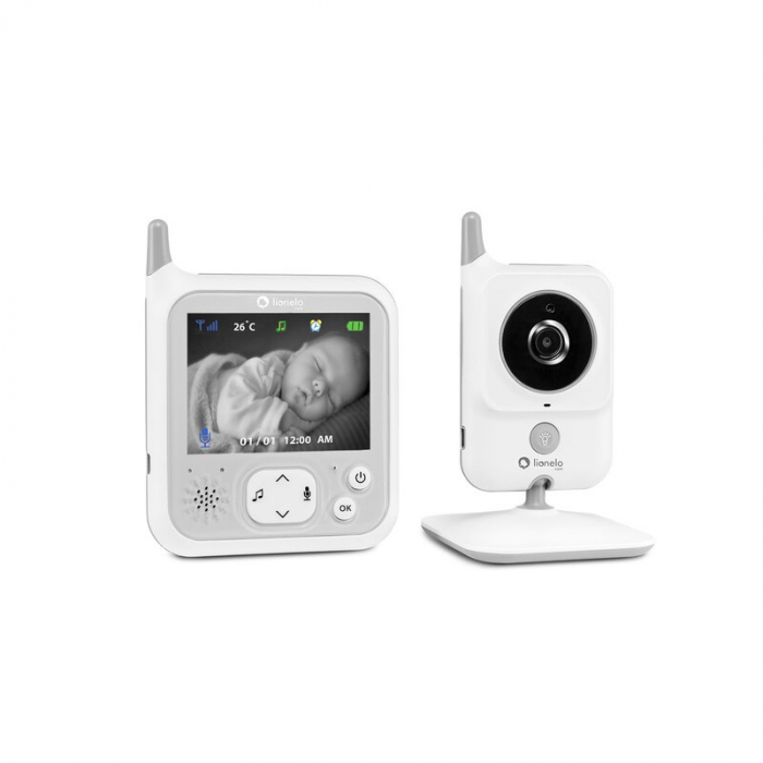 Lionelo - Videofon Babyline 7.1 , Cu melodii, Cu lampa inclusa [10]