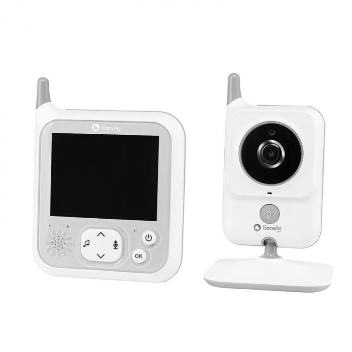 Lionelo - Videofon Babyline 7.1 , Cu melodii, Cu lampa inclusa [4]
