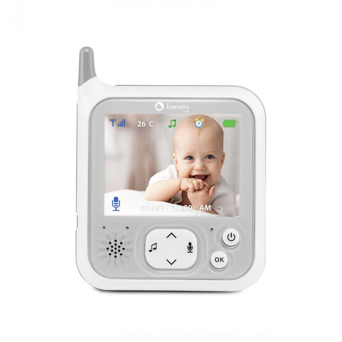 Lionelo - Videofon Babyline 7.1 , Cu melodii, Cu lampa inclusa [16]