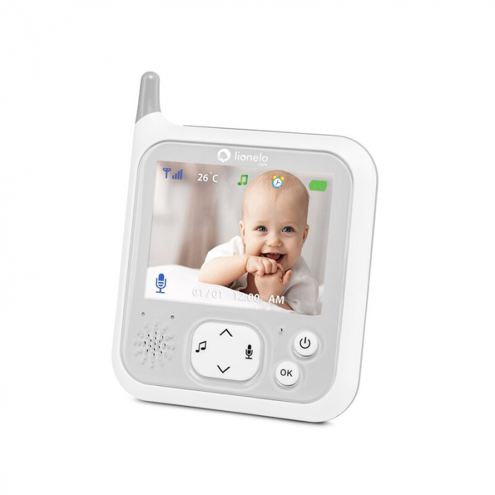Lionelo - Videofon Babyline 7.1 , Cu melodii, Cu lampa inclusa [8]