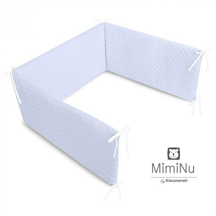 Aparatoare 120x60cm matlasata din catifea moale, Cu fermoar, husa detasabila , Blue [1]