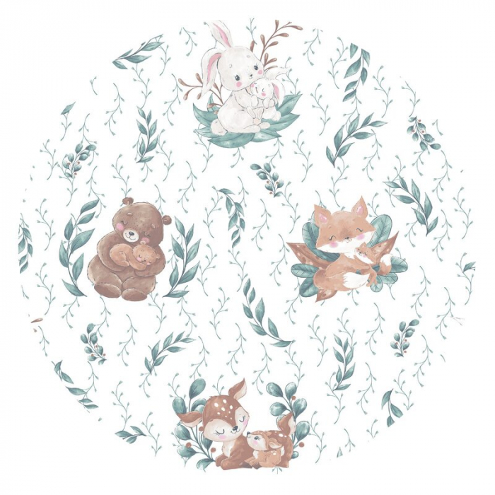 MimiNu - Salteluta pentru carucior, Reversibila, Cu doua fete, Din catifea matlasata si bumbac, Materiale certificate Oeko Tex Standard 100, Dimensiune 78 x 34 cm, Lulu Natural/Cold Mint [3]