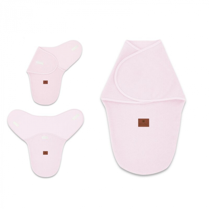 MimiNu - Sistem de infasare bebe, 0 - 3 luni, Din tesatura thermofrotte, Pink [1]