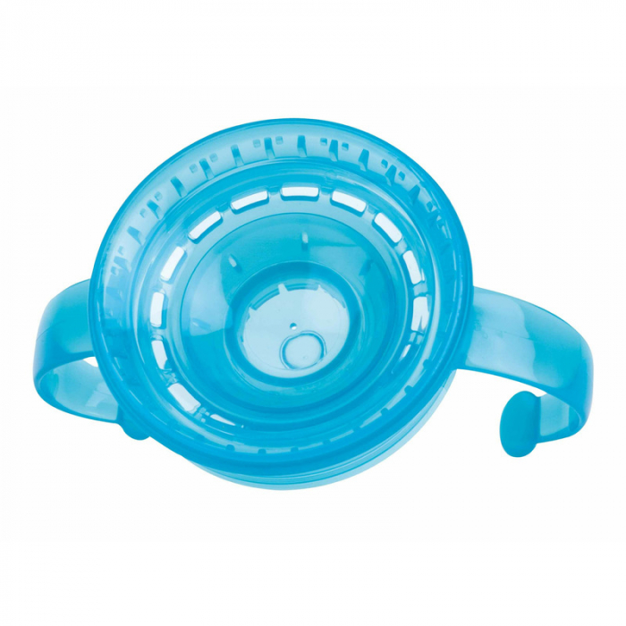 Nuby - Cana cu manere, 360°, Din materialul ecologic tritan, Rezistenta, 240 ml, 6 luni+, Albastru [4]