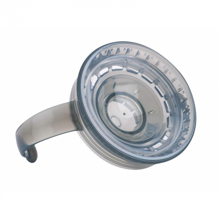 Nuby - Cana cu manere, 360°, Din materialul ecologic tritan, Rezistenta, 240 ml, 6 luni+, Gri [3]