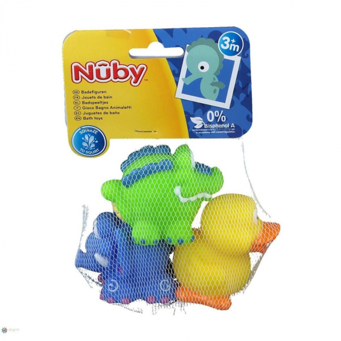 Jucarii de baie in forma de animaute, Fara BPA, 4+ luni, Multicolor [5]