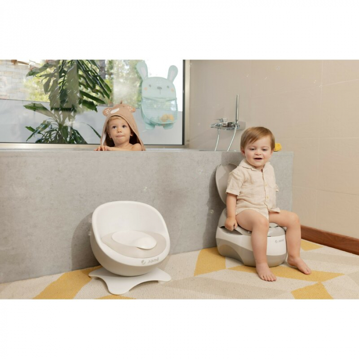 Olita, Jane, 3 in 1, Educationala, Utilizata atat ca olita, Adaptor pentru toaleta cu manere laterale, Inaltator, 12 luni+ [9]