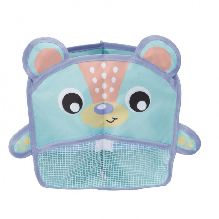 Organizator de baie, Playgro, Pentru jucarii, Cu ventuze, Rezistent la apa si mucegai, Inchidere prin velcro, 6 luni+, Bear, Multicolor [3]