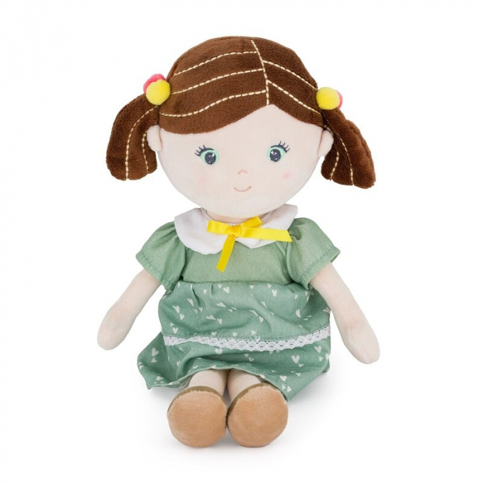 Papusa, Petite&Mars, Hannah, Din plus, 35 cm, Ambalaj cu mini puzzle din carton, 0 luni+, Multicolor [7]