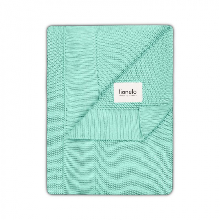 Paturica multifunctionala, Lionelo, Din bambus, Cu proprietati de termoreglare, Antibacteriana, Antifungica, Antialergice, Lavabila la masina de spalat, 100x75 cm, Verde [4]