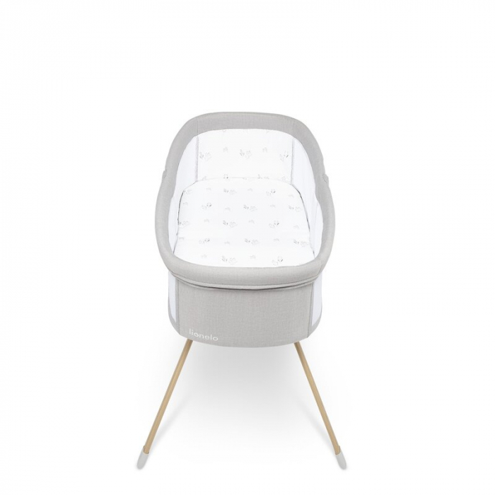 Patut balansoar, Lionelo, Malin Evo, 3 in 1, Pliabil, 0-9 kg, Geanta Transport, Asamblare Rapida, Ultra-Usor, Conform cu standardele europeane de securitate EN1130 si EN16890, Bej [7]