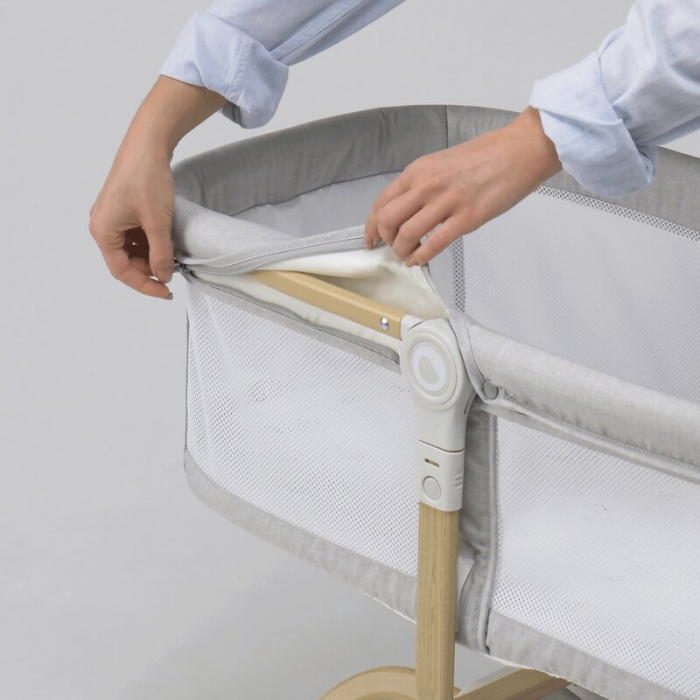 Patut balansoar, Lionelo, Malin Evo, 3 in 1, Pliabil, 0-9 kg, Geanta Transport, Asamblare Rapida, Ultra-Usor, Conform cu standardele europeane de securitate EN1130 si EN16890, Bej [19]
