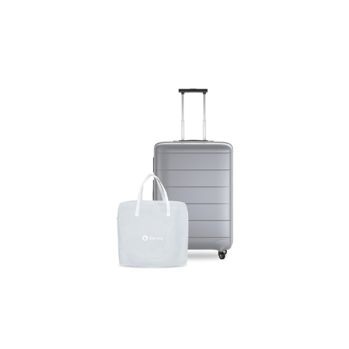 Patut balansoar Malin, 3 in 1, Pliabil, 0-9 kg, Geanta Transport, Asamblare Rapida, Gri [15]