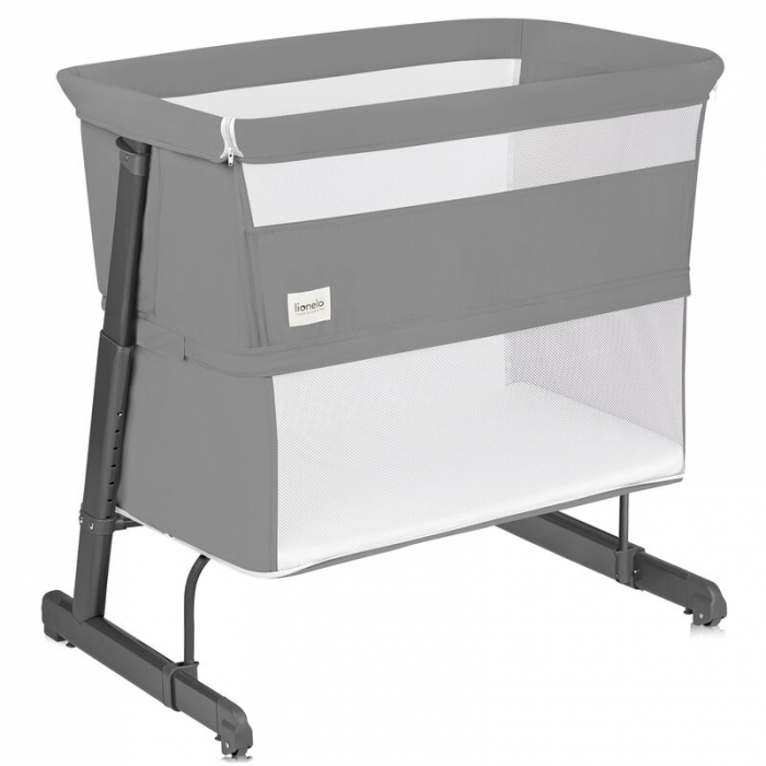 Patut co-sleeper, Lionelo, Thomi Plus, 5 in 1, Multifunctional, Sustine pana la 9 kg ca patut, 15 kg tarc de joaca, 100 kg canapea, Inaltime reglabila in 7 pozitii, De la nastere pana la 4 ani, Cu 2 s [24]