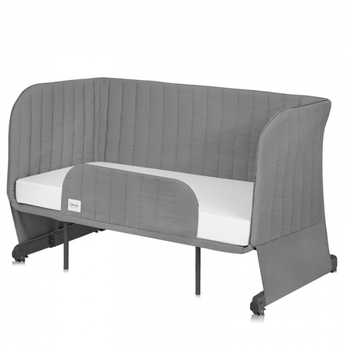 Patut co-sleeper, Lionelo, Thomi Plus, 5 in 1, Multifunctional, Sustine pana la 9 kg ca patut, 15 kg tarc de joaca, 100 kg canapea, Inaltime reglabila in 7 pozitii, De la nastere pana la 4 ani, Cu 2 s [33]