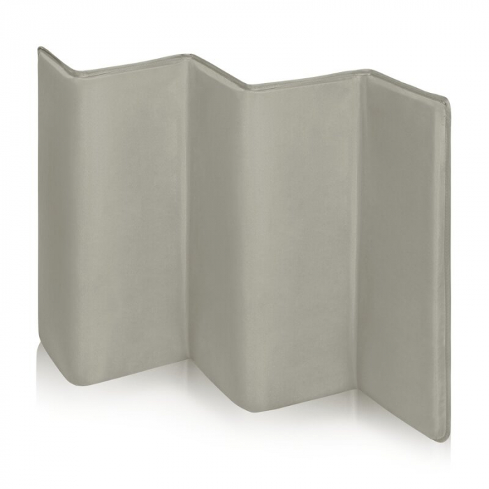 Patut pliant, Lionelo, Stefi Plus, Cu doua nivele, Cu intrare laterala cu fermoar, 2 roti, 120 x 60 cm, Conform cu standardul european de securitate EN 716, Bej [13]