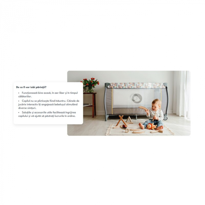 Patut pliant, Lionelo, Sven Plus, 120x60 cm, Cu doua nivele, Cu arcada jucarii, masuta de infasat, vibratii, melodii, conform cu standardele europeane de securitate EN716 si EN12221, Bej Latte [37]