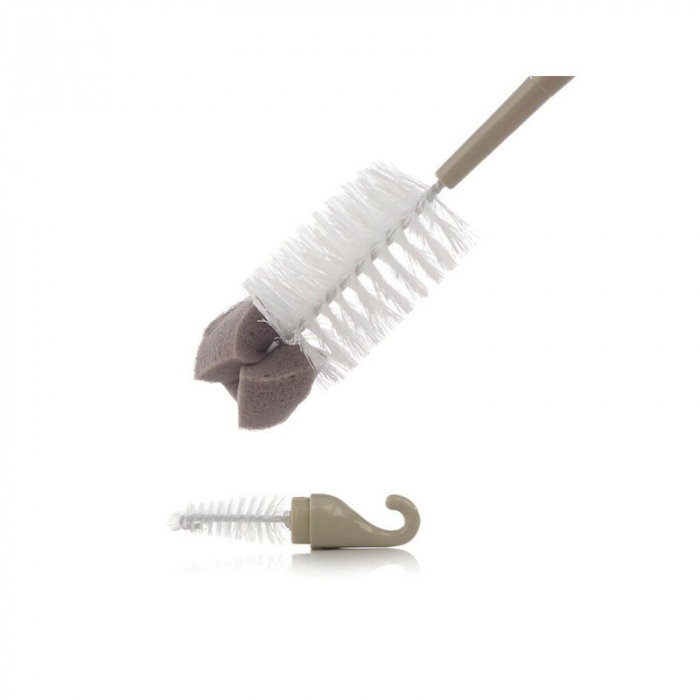 Perie pentru biberon si tetine, Jane, BPA Free, 25 x 4.5 cm [2]
