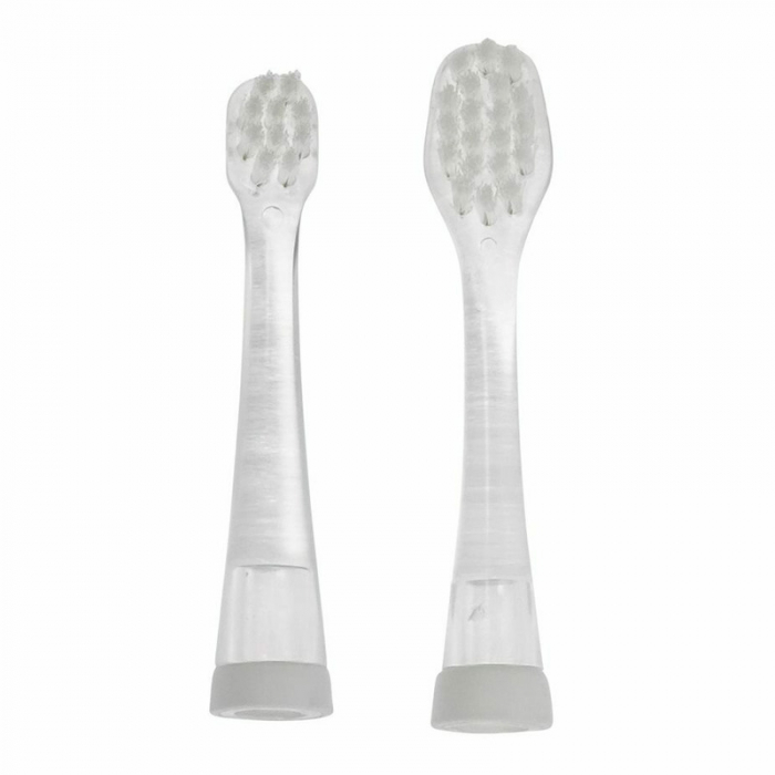 Periuta de dinti electrica, BBluv, Sonik, In 2 trepte, Cu lumini LED, Cu maner din silicon, Pe baza de baterii AAA, Albastru [3]