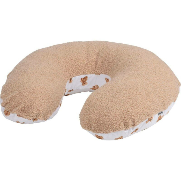 Perna alaptare, Bubaba, Cu doua fete, 70x60x18 cm, Teddys [2]