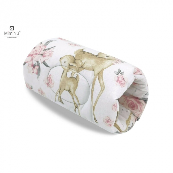 Perna pentru alaptat tip manson, Din bumbac 100%, 25 cm, Sweet Deer Pink [1]