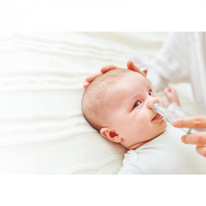 Petite&Mars - Aspirator nazal Happy Nose, Utilizare manuala sau racordat la aspiratorul casnic, Bpa Free, 0 luni+ [5]