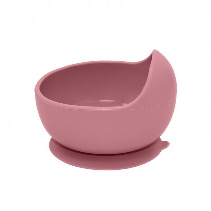 Petite&Mars - Bol din silicon fara BPA, Cu ventuza, TAKE&MATCH, 6 luni+, 350 ml, Roz [4]