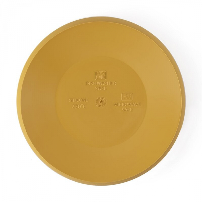 Petite&Mars - Bol Take&Match, Cu ventuza, Silicon, Fara BPA, 450 ml, 6 luni+, Galben [3]