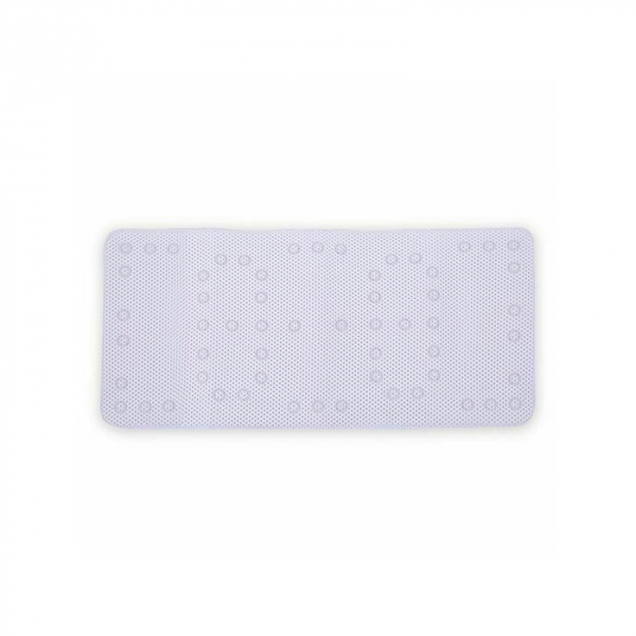 Petite&Mars - Covoras XXL de baie antialunecare cu ventuze Harry, Dreptunghiular, Antiderapant, 91x43 cm, Alb [2]