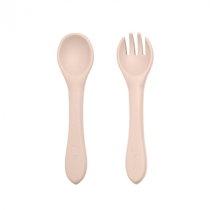 Petite&Mars - Set tacamuri din silicon fara BPA, Take&Match, 6 luni+, Bej [2]