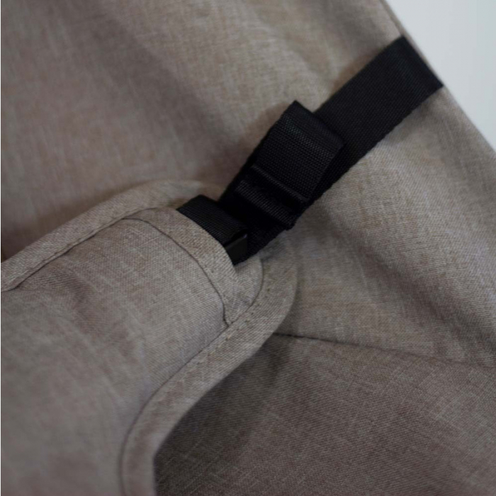 Petite&Mars - Sezlong balansoar, Calmy, Cu centura in 3 puncte, De la nastere pana la 9 kg, Negru [7]