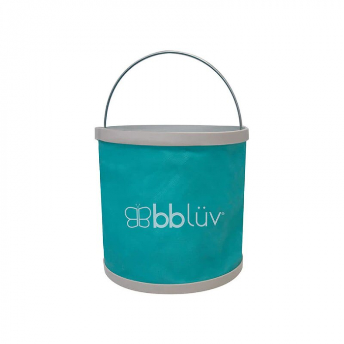 Piscina copii, Bbluv, Arena, Usoara si pliabila, Include o galeata pliabila si geanta de transport, Sistem pop-up, 75x20 cm, Blue [3]