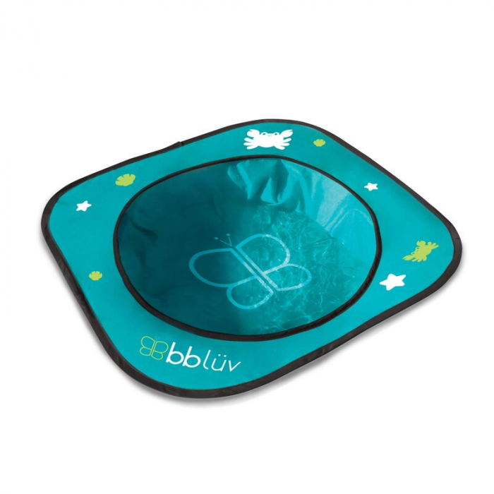 Piscina copii, Bbluv, Arena, Usoara si pliabila, Include o galeata pliabila si geanta de transport, Sistem pop-up, 75x20 cm, Blue [2]