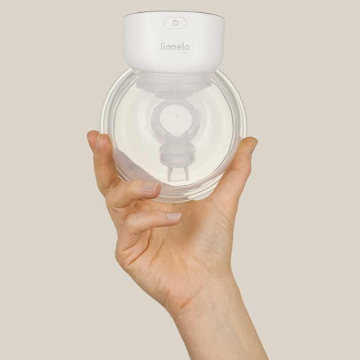 Pompa de san, Lionelo, Fidi Free Simple, Portabila, Cu accesorii, Hands-free, 9 functii de masaj, Functie de pauza, Capacitate 180 ml, Alb [9]