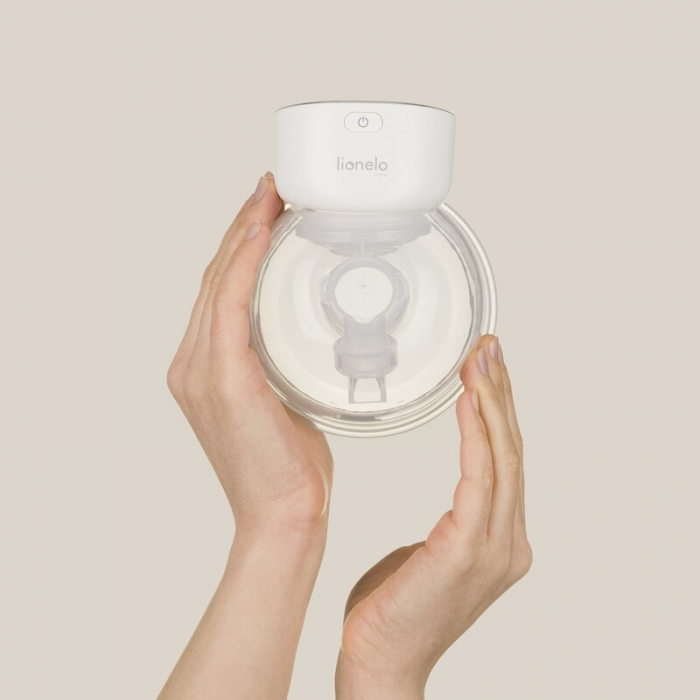 Pompa de san, Lionelo, Fidi Free Simple, Portabila, Cu accesorii, Hands-free, 9 functii de masaj, Functie de pauza, Capacitate 180 ml, Alb [12]