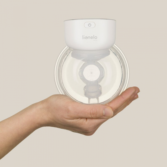 Pompa de san, Lionelo, Fidi Free Simple, Portabila, Cu accesorii, Hands-free, 9 functii de masaj, Functie de pauza, Capacitate 180 ml, Alb [10]