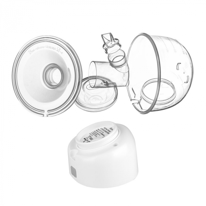 Pompa de san, Lionelo, Fidi Free Simple, Portabila, Cu accesorii, Hands-free, 9 functii de masaj, Functie de pauza, Capacitate 180 ml, Alb [8]