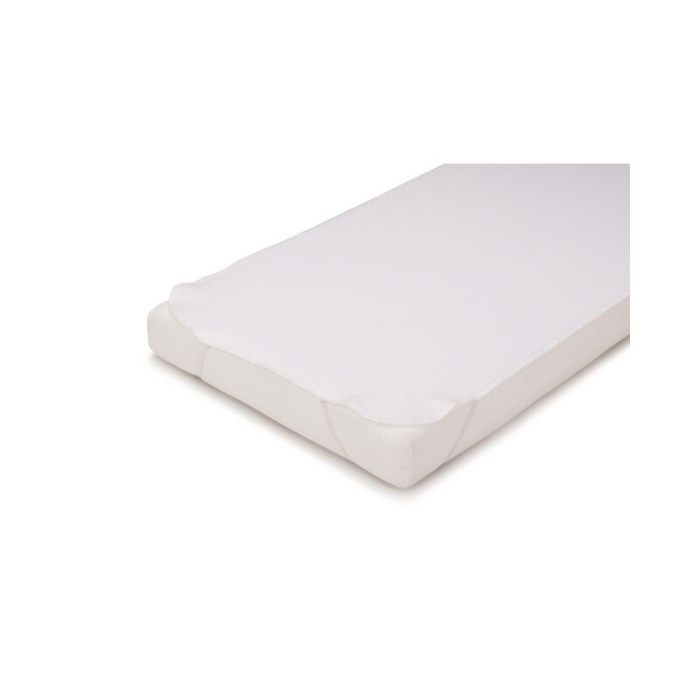 Protectie impermeabila, Pentru saltele de 120x60, Cu benzi elastice, Alb [2]