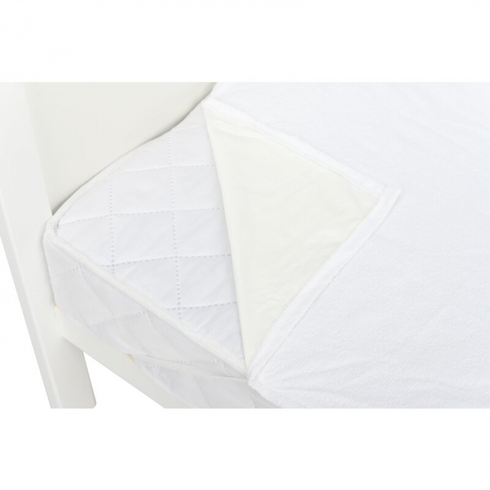 Protectie impermeabila, Qmini, Pentru patuturi 90x40 cm, Alb [3]