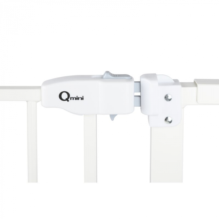 Qmini - Poarta siguranta Thor, 74 - 109.4 cm, Inchidere automata, Sistem dublu de blocare, Otel, Garantie extinsa:3 ani, ASTM1004 si EN1930-2011, Alb [9]