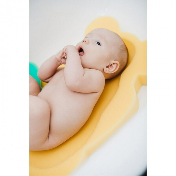 Reductor de baie, New Baby, Maxi, Din burete, 58 cm, Cu jucarii din spuma, Bear Blue [4]