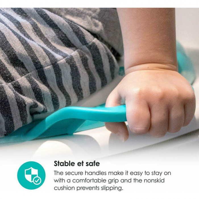 Reductor toaleta, Poti, Cu perna confortabila si detasabila, Fara BPA, Bbluv, Pink [6]