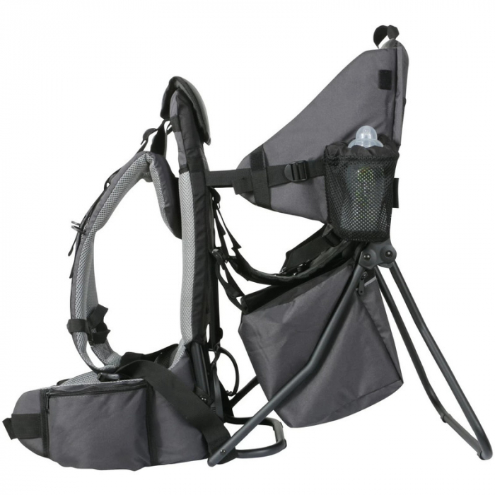Rucsac pentru transportul copiilor, Cu acoperis, Cu multiple compartimente, Mount, FreeON, 87.5 x 38 x 77 cm, Conform cu standardul european de securitate EN 13209-1:2022, Grey [15]