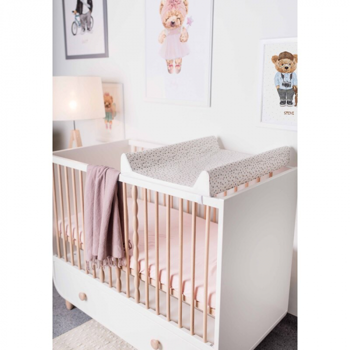 Saltea de infasat, Ceba Baby, Basic, 50x70 cm, Atasabila la patut, Fara BPA, 0 luni+, Spots [6]