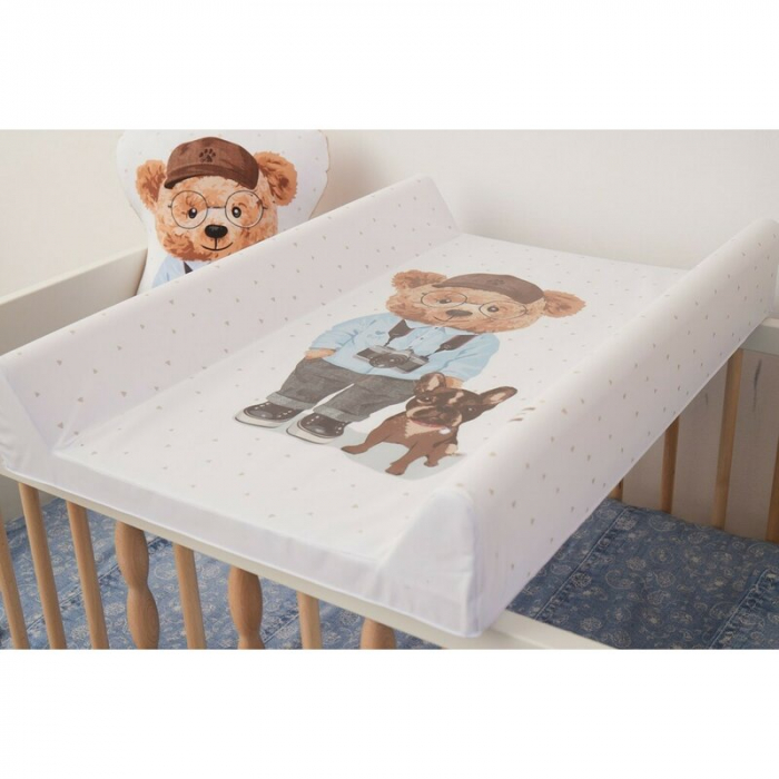 Saltea de infasat, Ceba Baby, Confort, 50x70 cm, Atasabila la patut, Fara BPA, 0 luni+, Fluffy Puffy Poly [5]