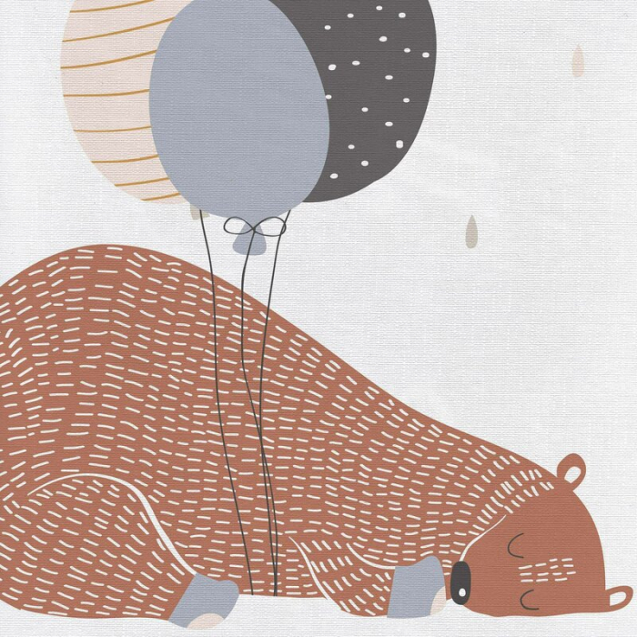 Saltea de infasat, Ceba Baby, Moale, Fara ftalati, 70 x 50 cm, Bear [2]