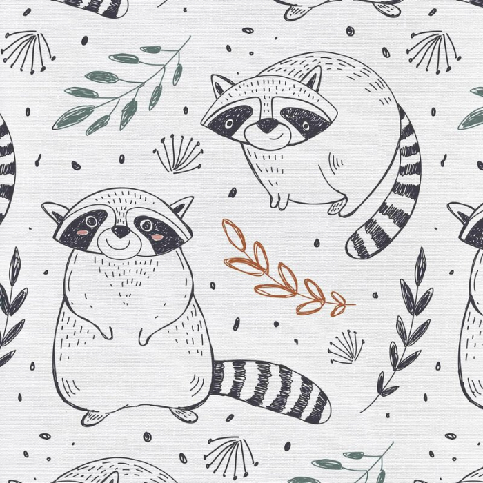 Saltea de infasat, Ceba Baby, Pliabila, 60 x 40 cm, Raccoon [2]