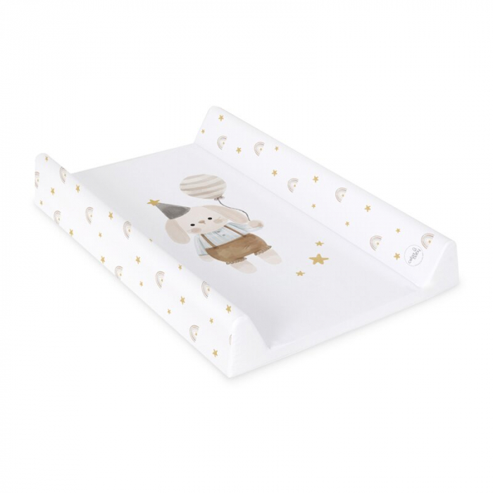 Saltea de infasat, Ceba Baby, Ultra Light, 50x70 cm, Atasabila la patut, Fara BPA, 0 luni+, Birthday Bunny [2]